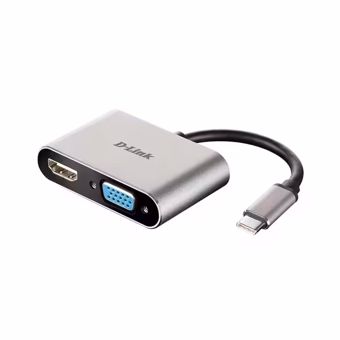 مبدل USB-C به VGA/HDMI دی-لینک DUB-V210