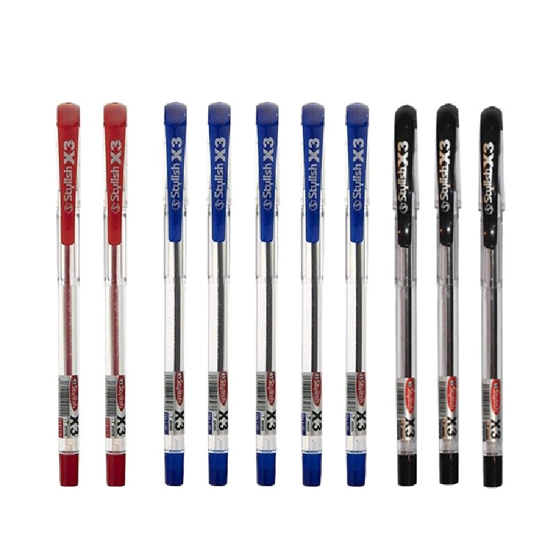 خودکار استالیش مدل x3 بسته 10عددی رنگ های مختلف