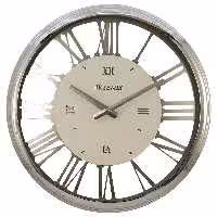 ساعت دیواری آرتمیس مدل 2016 سیلور (نقره ای) پشت طلق