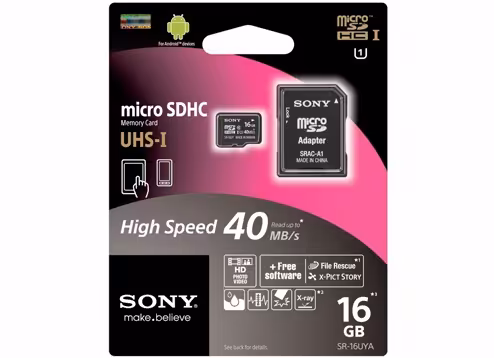 کارت حافظه سونی با ظرفیت 16 گیگابایت