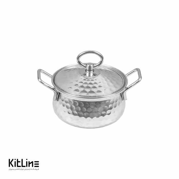 دیگچه آلومینیومی چکشی 900 میلی‌لیتری شهرزاد