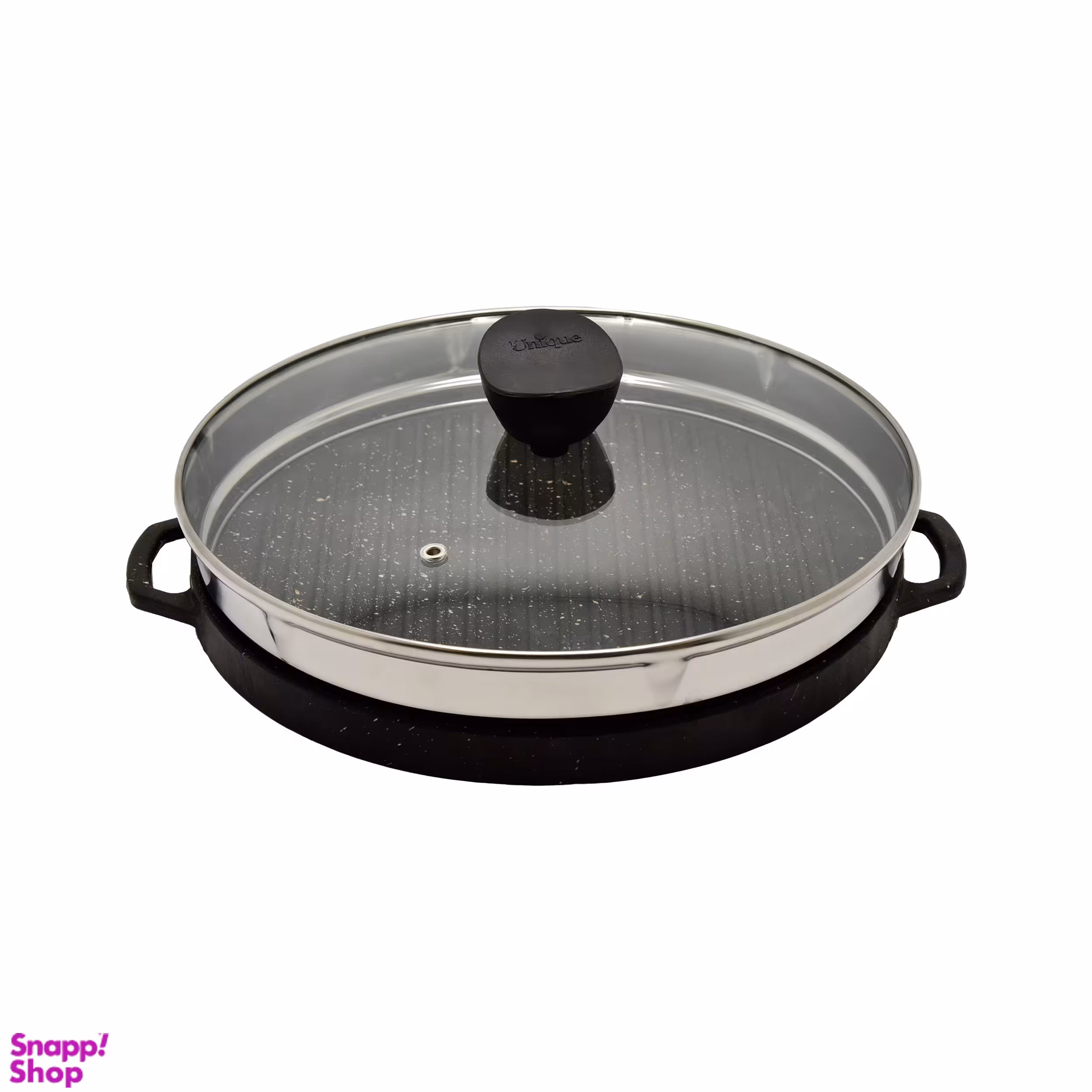 تابه گریل یونیک مدل گرد سایز 30 کد 6003