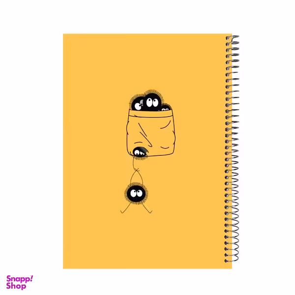 دفتر 100 برگ پدیده نقش طرح میکروب بازیگوش