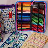 کیف مدادرنگی 72 رنگ جامدادی مدادرنگی (پس کرایه)