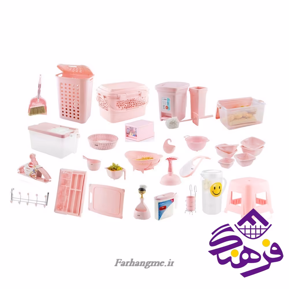 جهيزيه زيبا 58پارچه صورتي