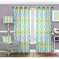 پرده طرح اشکال هندسی کد 3256