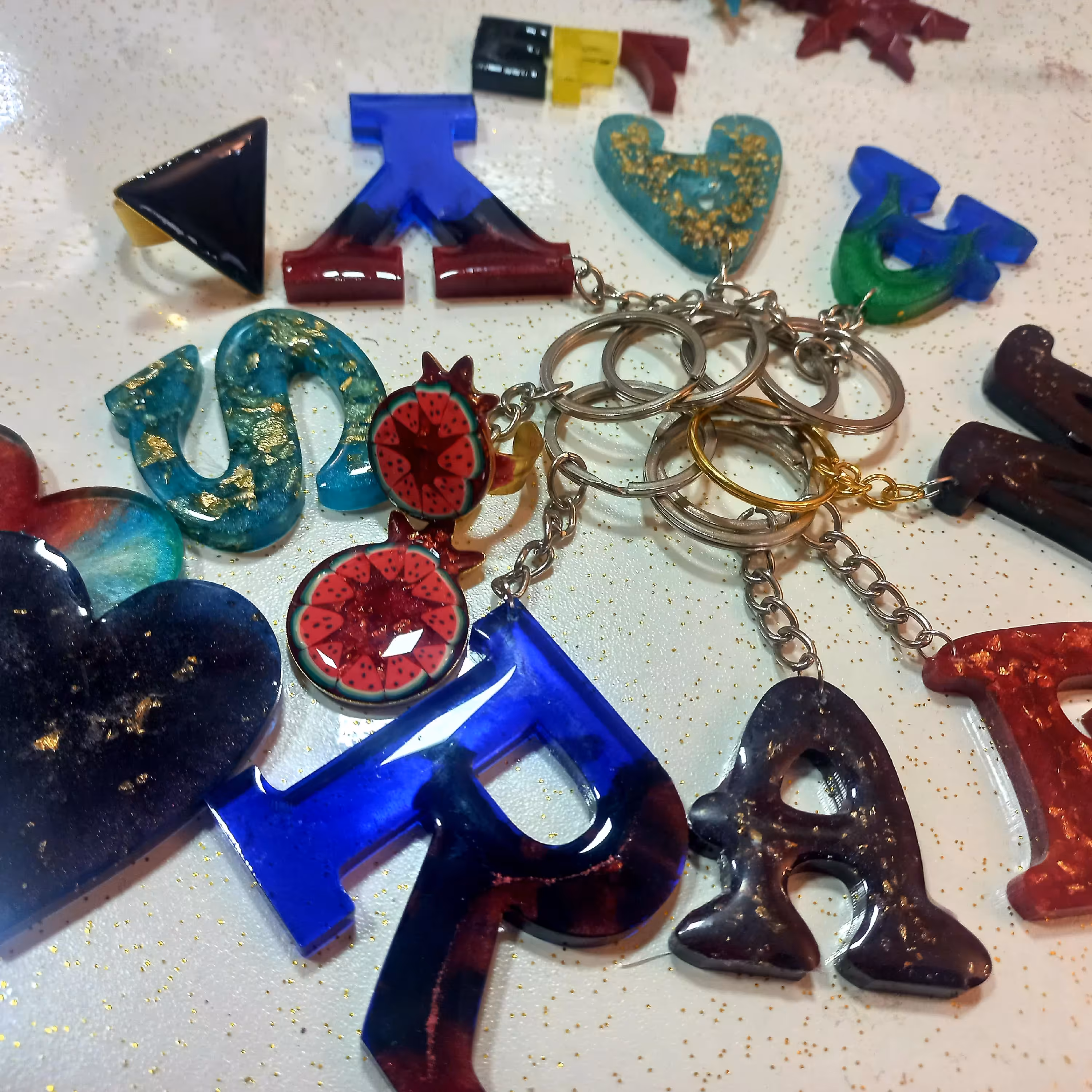 جا کلیدی و حلقه رزینی 