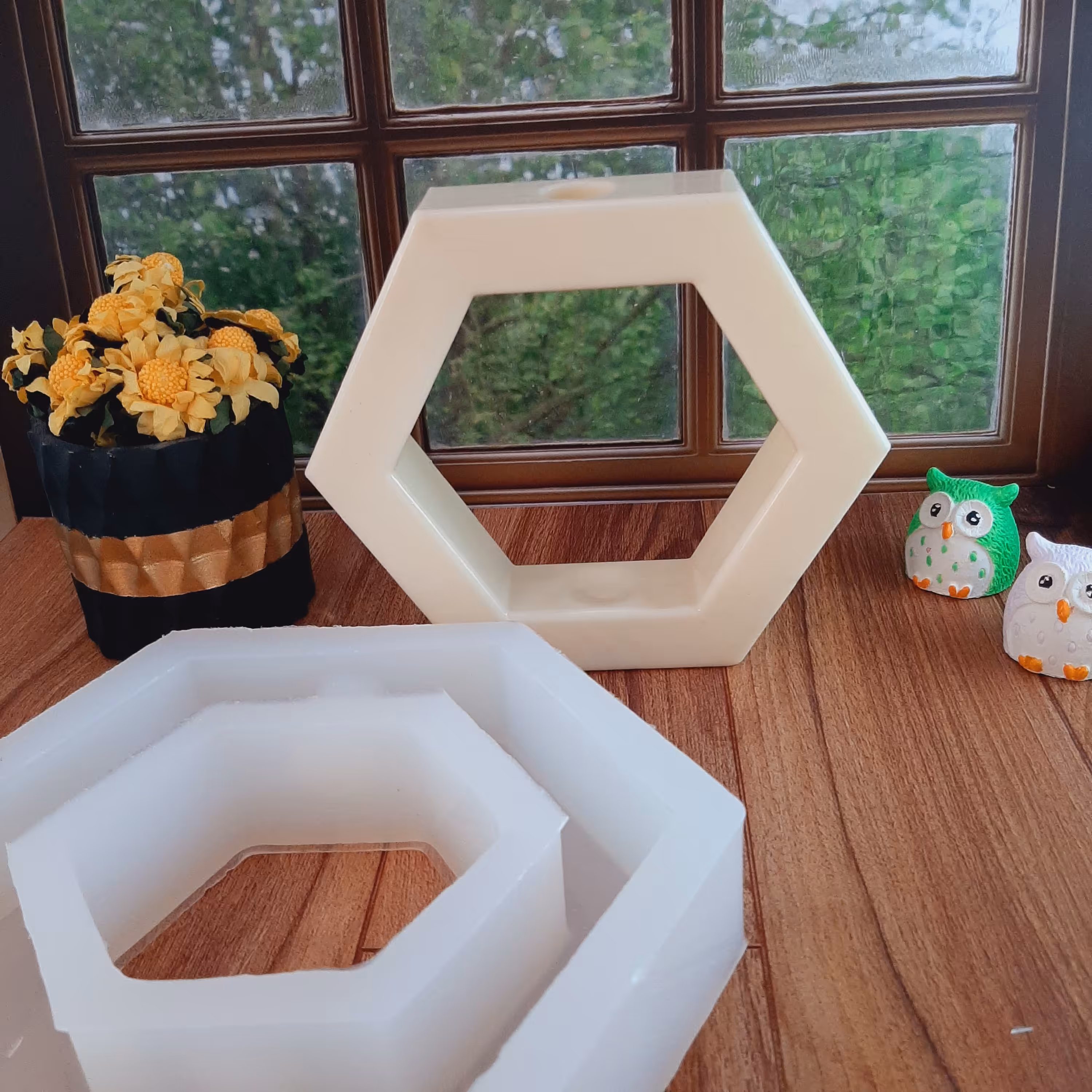 قالب سیلیکونی گلجا 6 ضلعی 13 سانتی