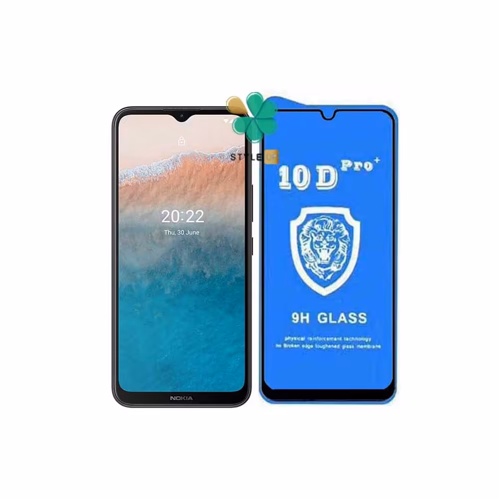 گلس گوشی تمام صفحه 10D Pro مناسب نوکیا Nokia C21