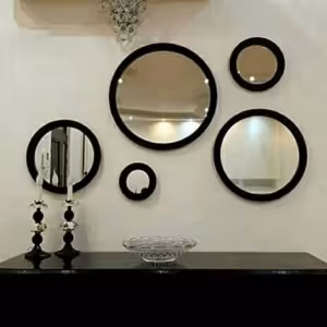 قاب اینه گرد. پنج تیکه