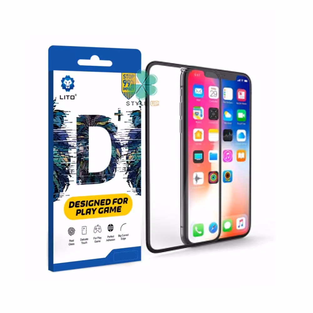 گلس گوشی آیفون Apple iPhone X / XS مدل LITO D  Play Game