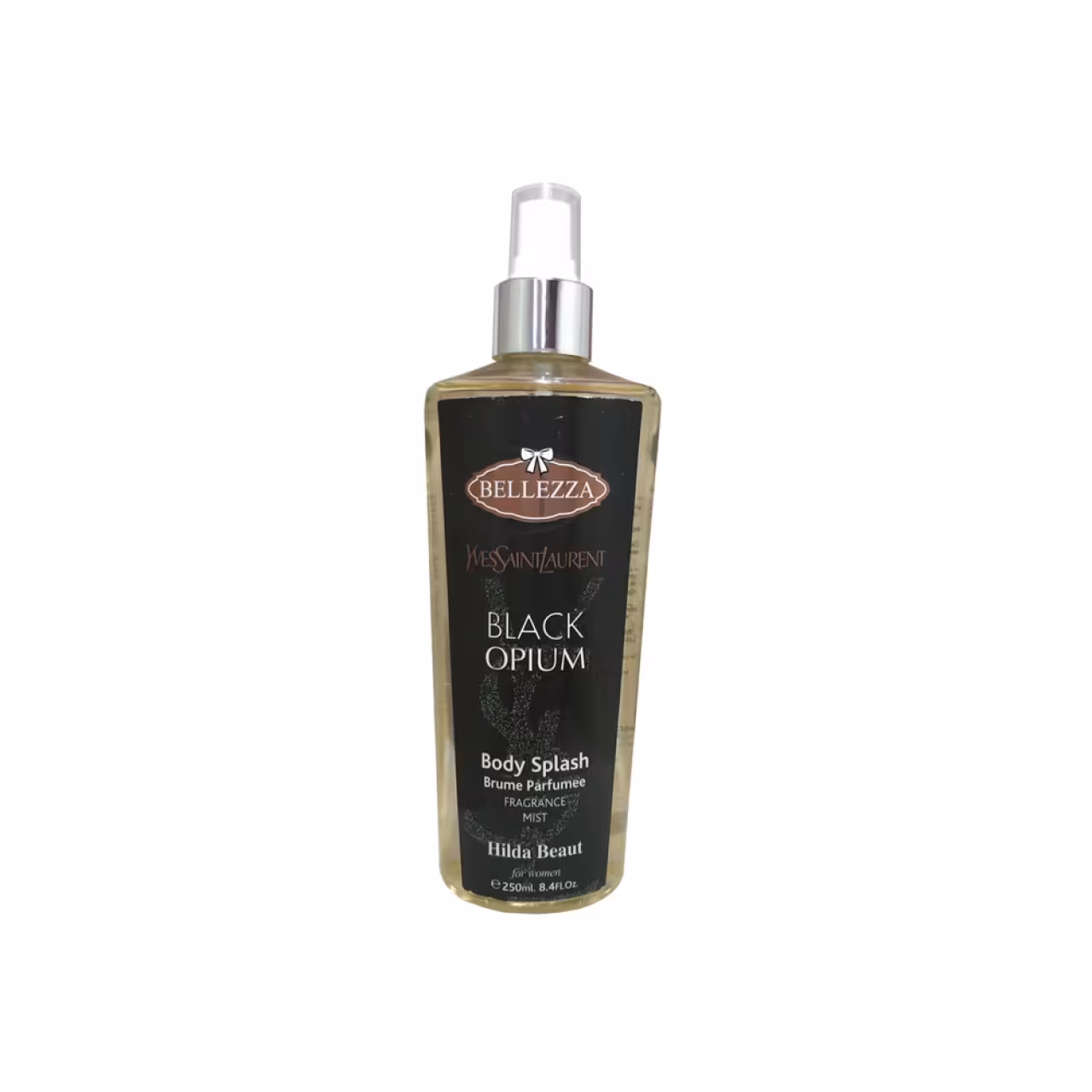 بادی اسپلش زنانه هیلدا بیوت مدل Ysl Black Opium حجم 250 میلی لیتر