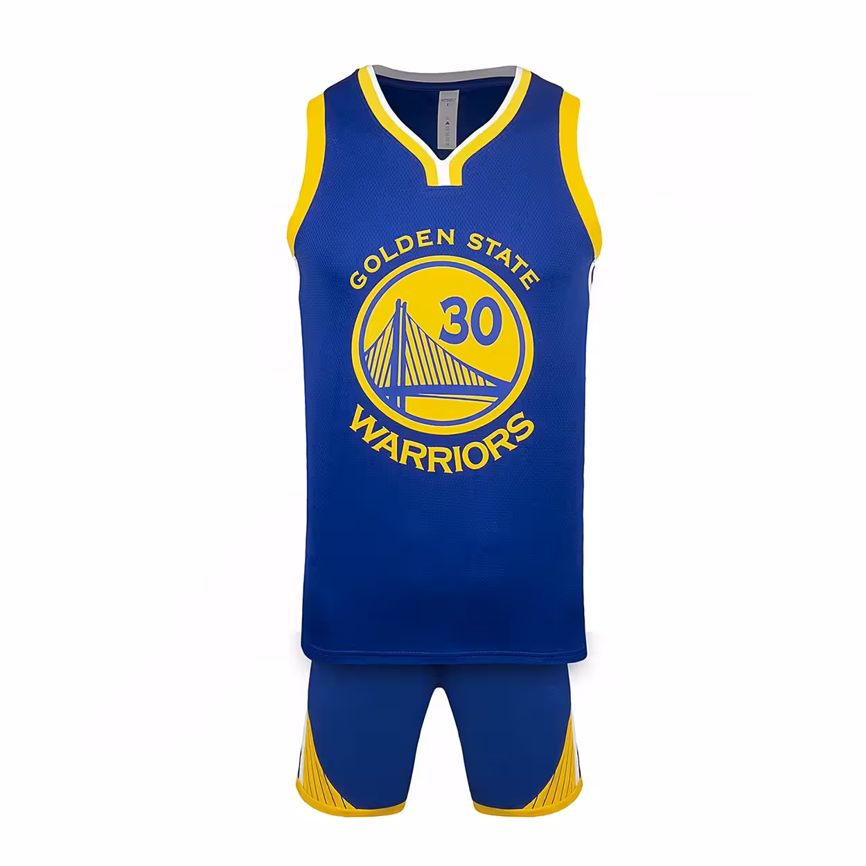ست رکابی شلوارک بسکتبال گلدن استیت واریرز 84830-AKS | آبی/زرد