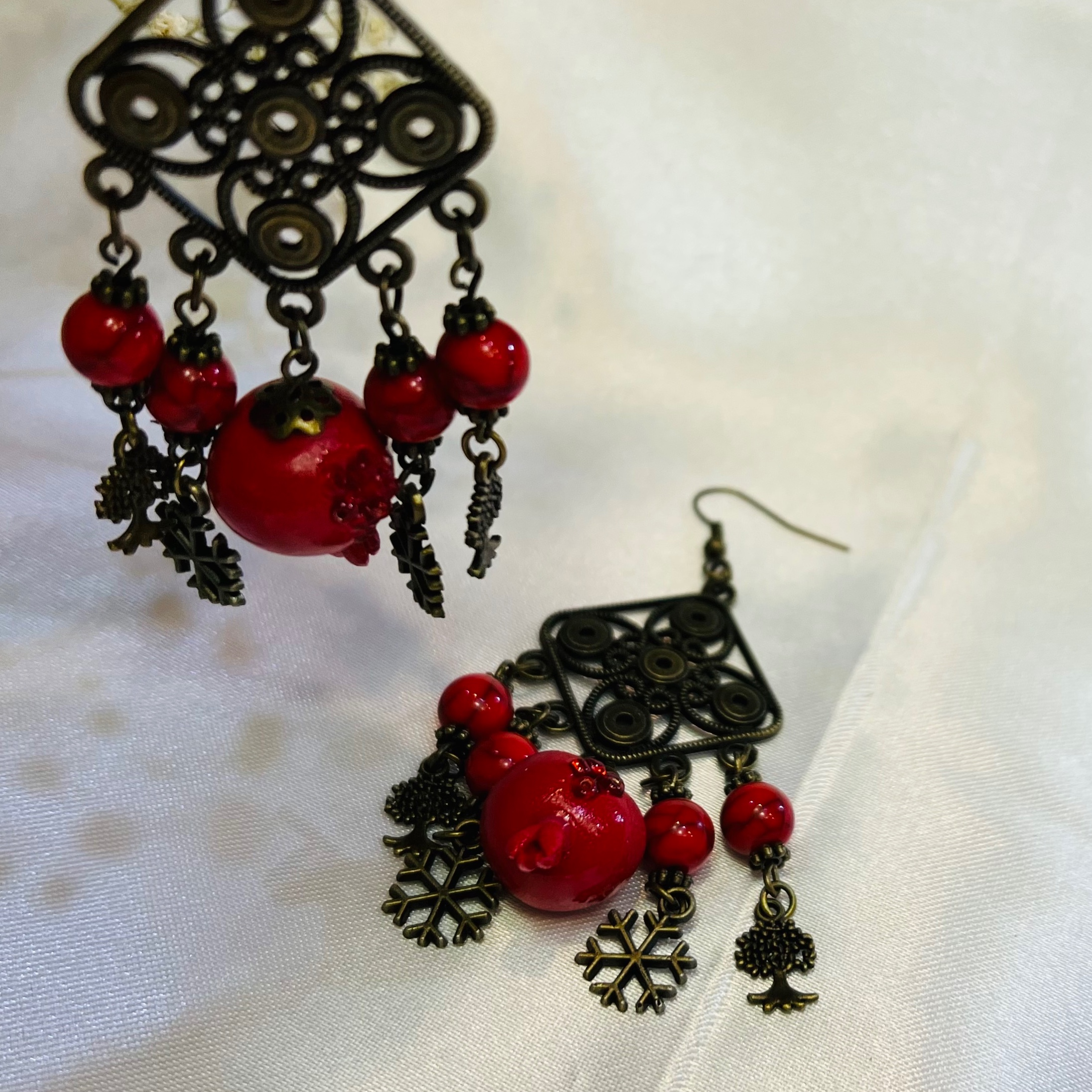 گوشواره انار ویژه یلدا کد E2