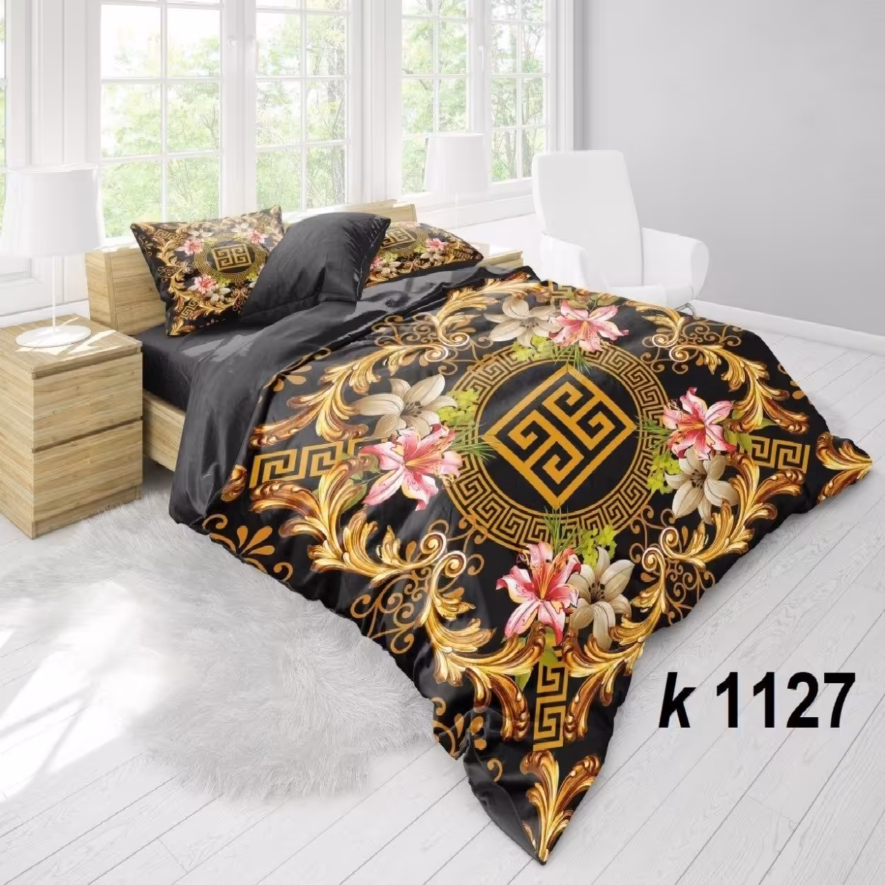 سرویس روتختی ترک إو turkev کد K-1127 دونفره 6 تکه