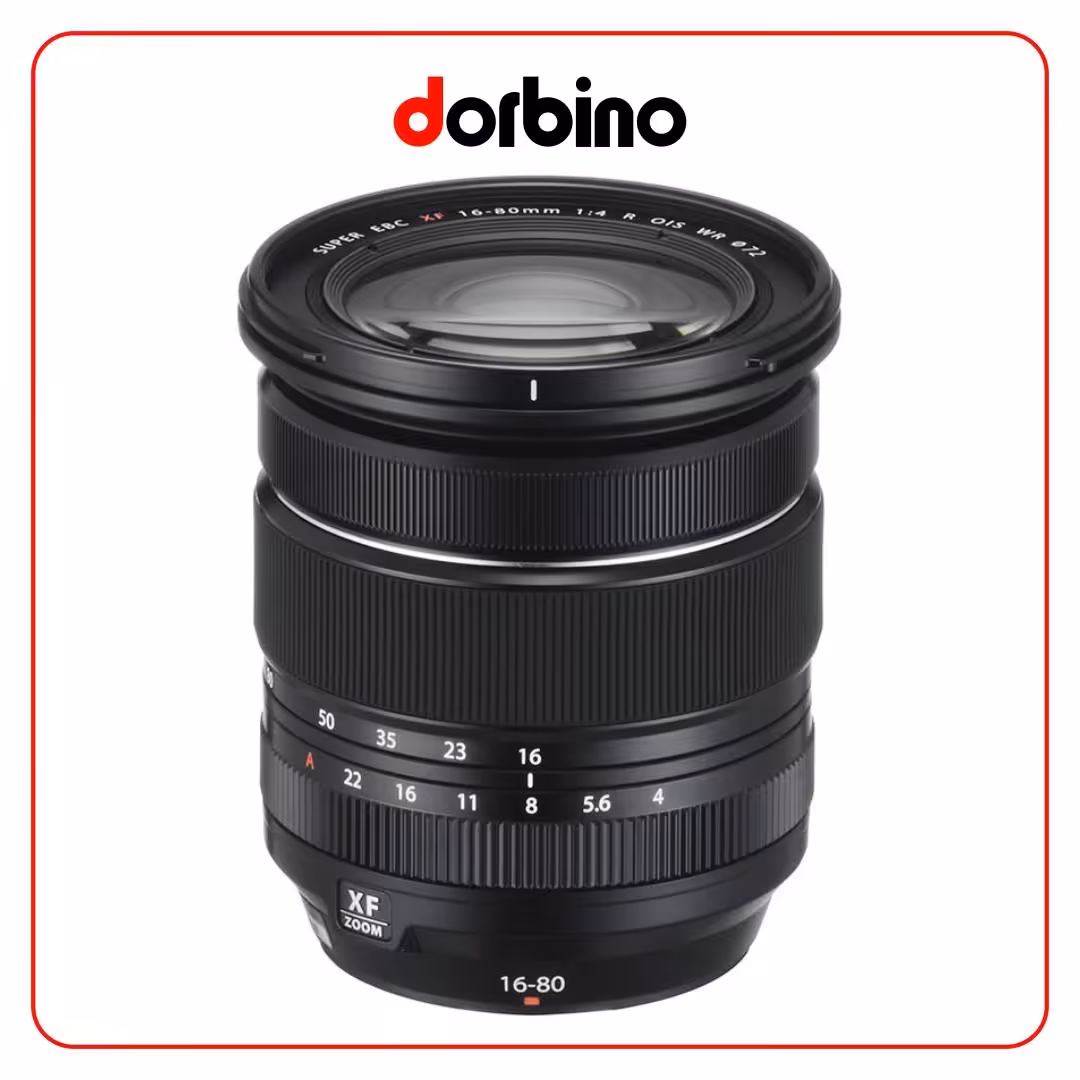 لنز فوجی فیلم FUJIFILM XF 16-80mm f/4 R OIS WR Lens - فروشگاه دوربین دوربینو