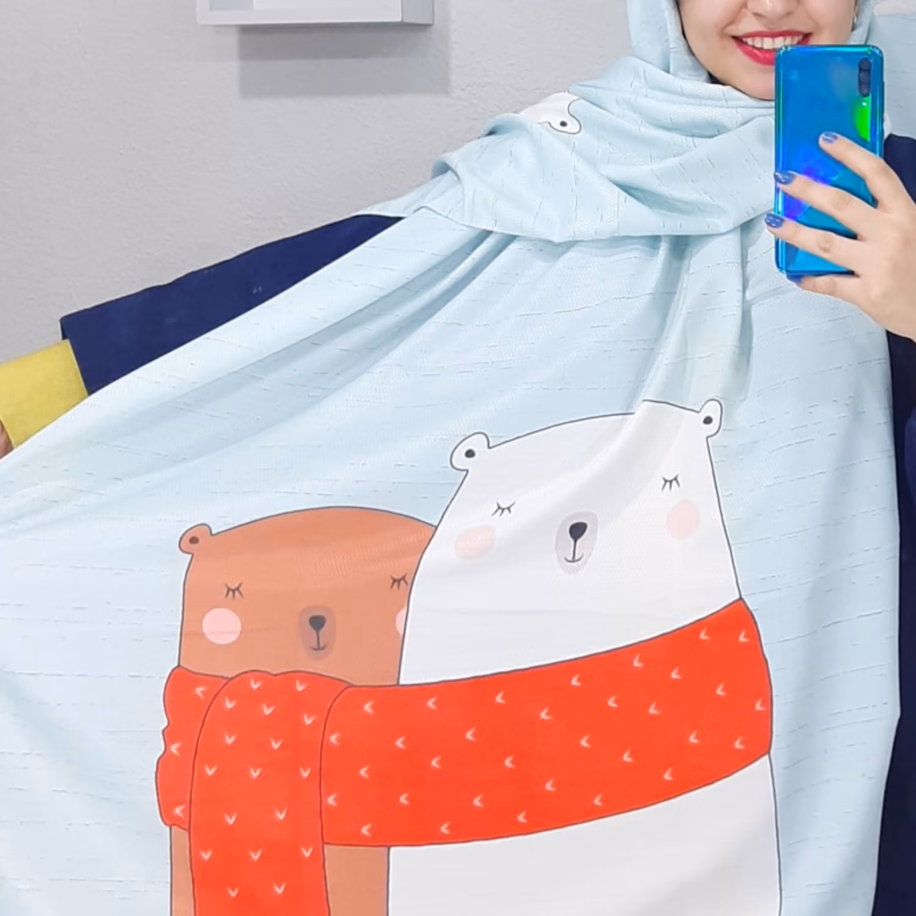 شال خرس قطبی کد 2