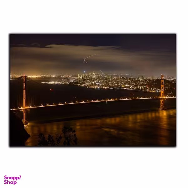 تابلو شاسی بکلیت طرح پل گلدن گیت منظره شهر سانفرانسیسکو مدل SH-638