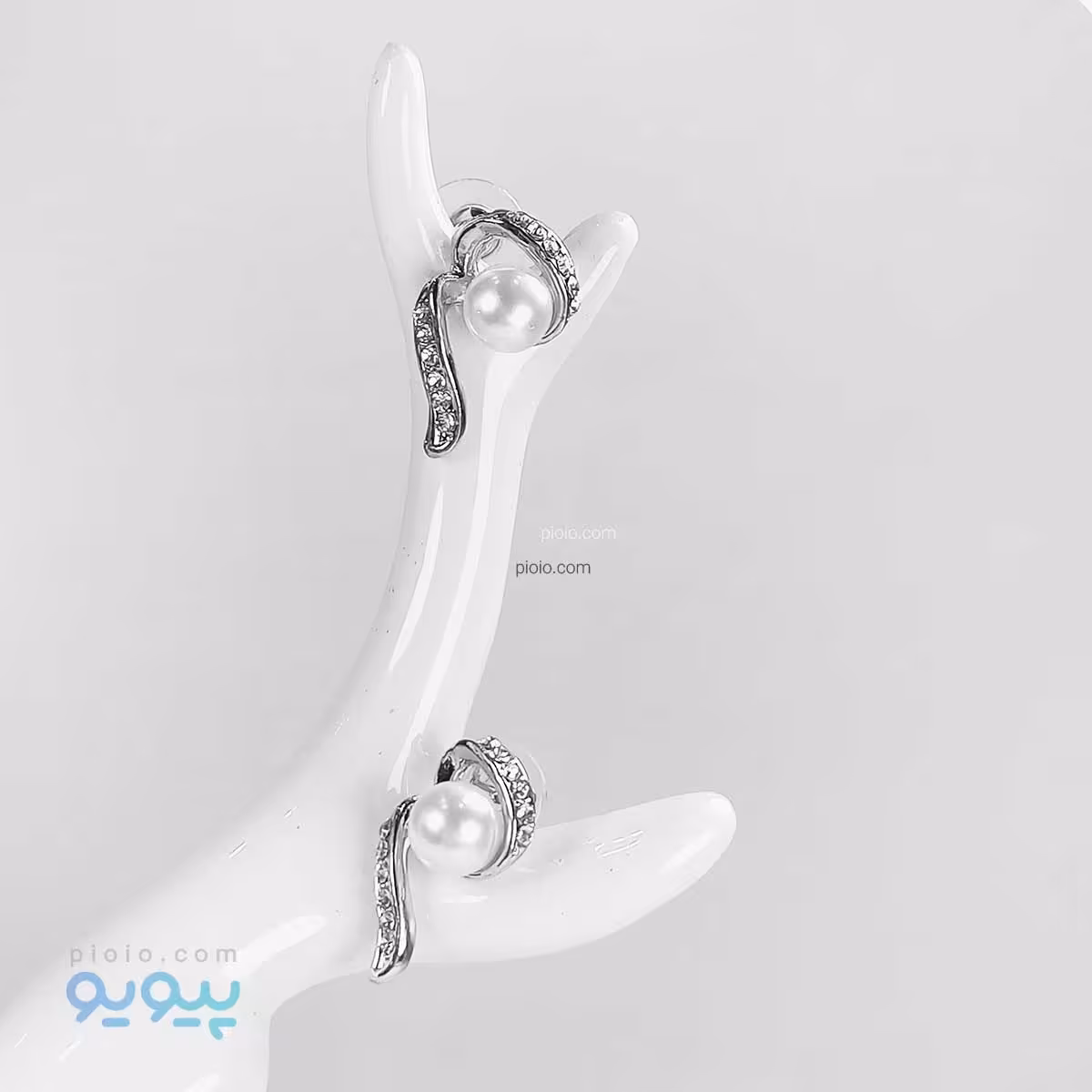 گوشواره مرواریدی پیچکی