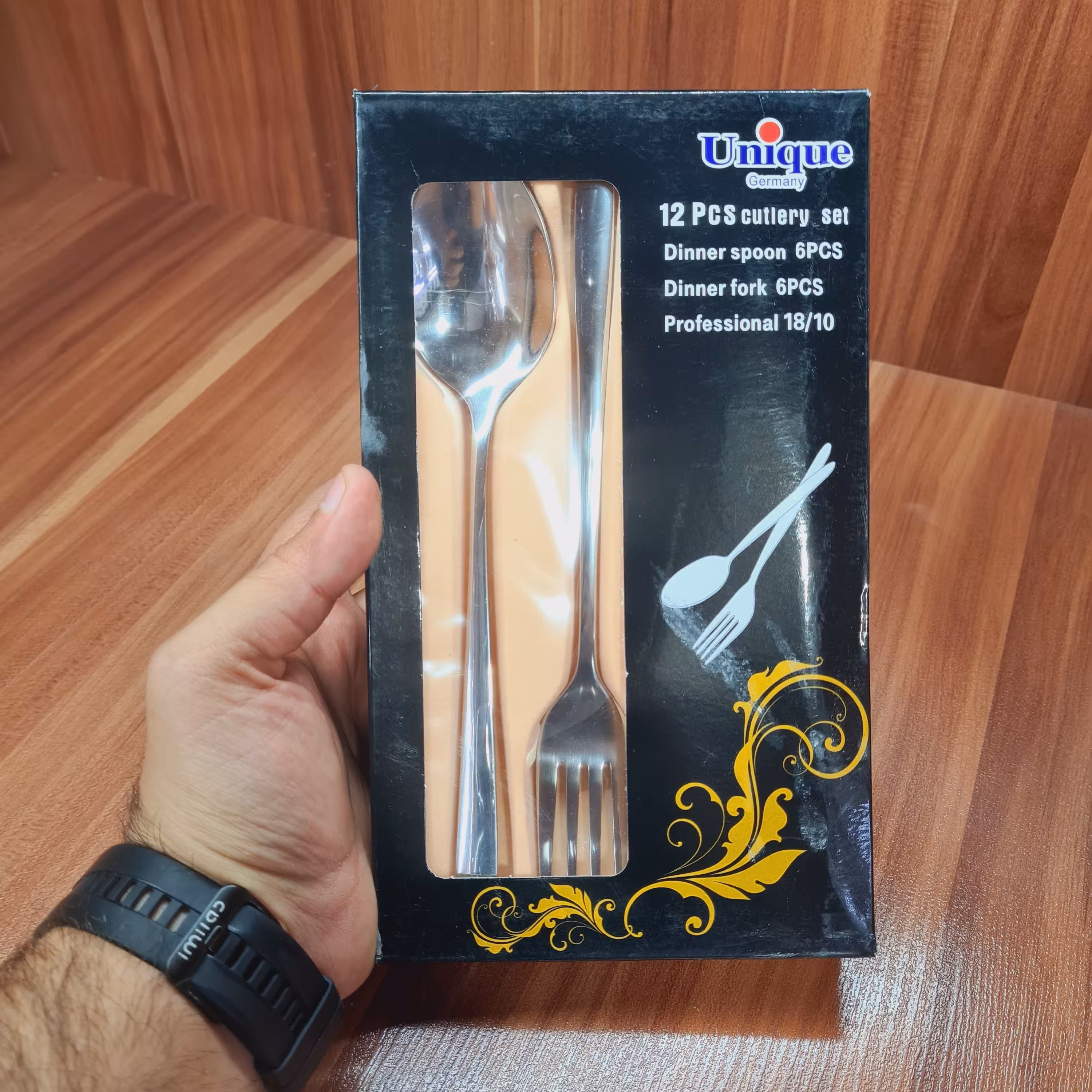 قاشق و چنگال یونیک آلمان استیل خالص قاشق و چنگال استیل خارجی