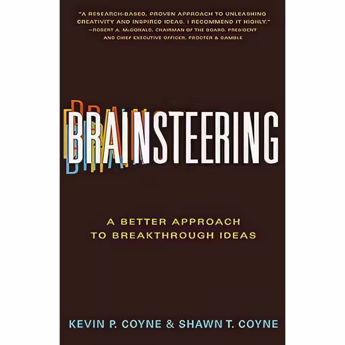 کتاب زبان اصلی Brainsteering اثر Kevin P Coyne and Shawn T Coyne