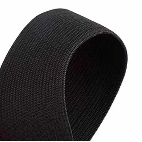 کش خیاطی پهن مشکی 135 سانتیمتری با  عرض 2 سانتیمتر