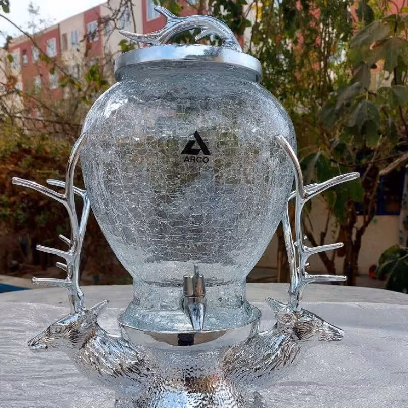 کلمن شیشه ای طرح گوزن