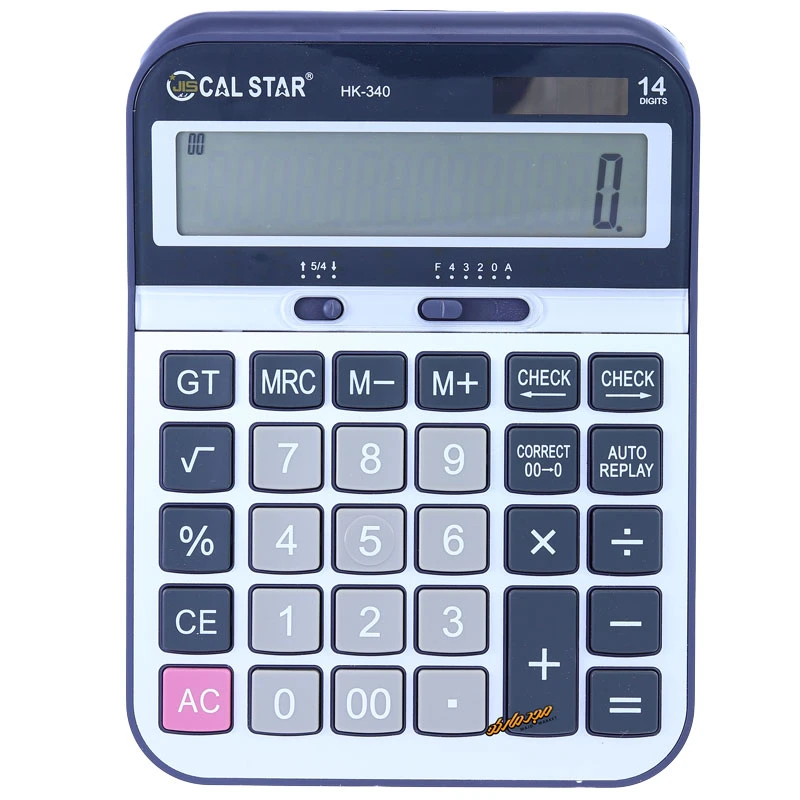 ماشین حساب رومیزی 14 رقم مدل HK-340 کال استار CAL STAR