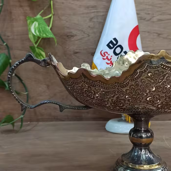 کشکول سیاه قلم برنز  