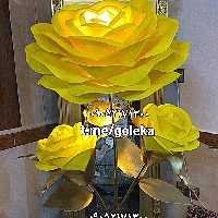 گل فومی بزرگ با چراغ آباژوری