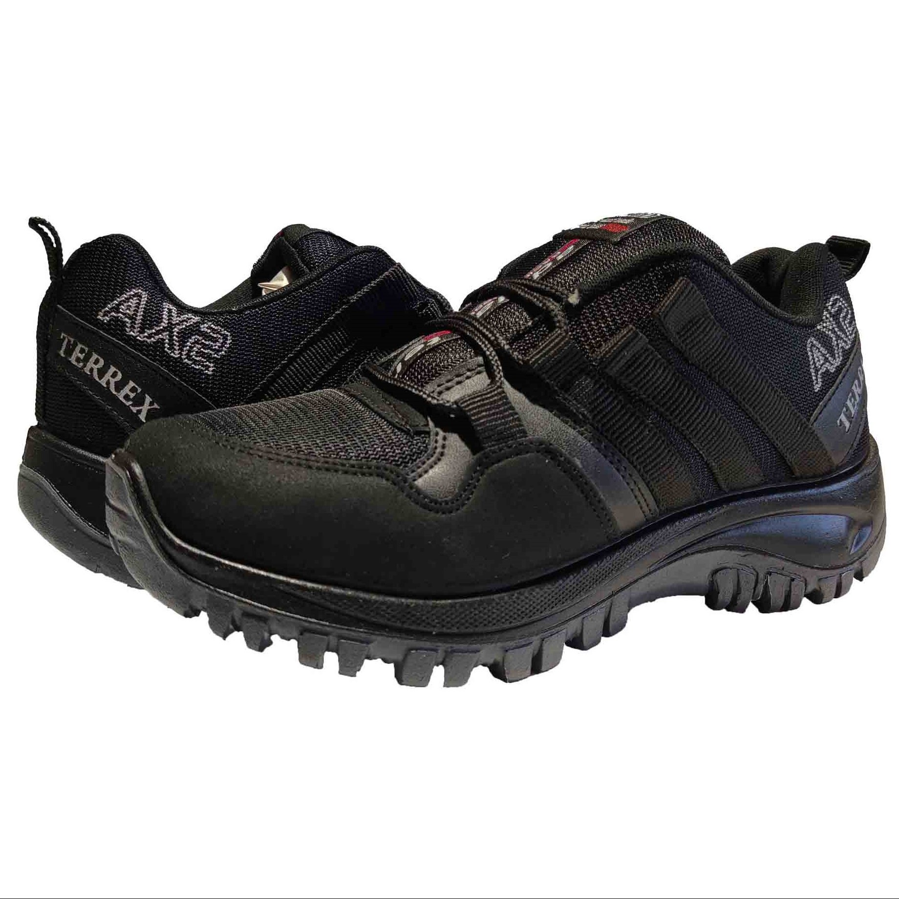 کفش اسپرت ادیداس ترکس مشکی زیره PU تزریق مستقیم بندی کد Adidas Terrex