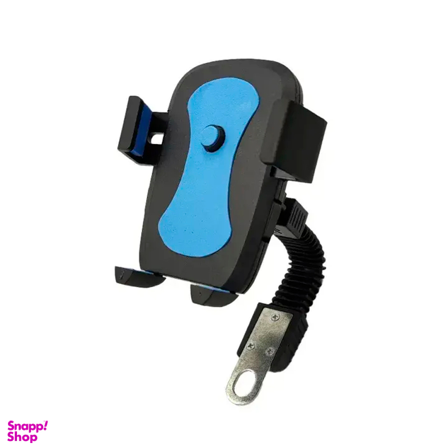 پایه نگهدارنده و شارژر گوشی موبایل موتورسیکلت و دوچرخه مدل Large Automatic Lock