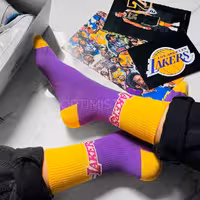 جوراب Lakers ساقدار اسپرت نخ پنبه