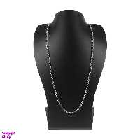 گردنبند مردانه مانچو طرح کارتیر مدل sf010 رنگ نقره ای
