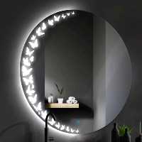 اینه بک لایت مدل پروانه سایز شصت سانت