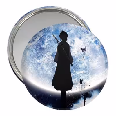 آینه جیبی خندالو مدل روکیا انیمه بلیچ Bleach کد 12022