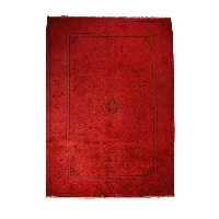 فرش دستباف رنگ شده شش متری مدل وینتج کد 4101210(فروش چکی 6 ماهه با کد تخفیف farshgereh)