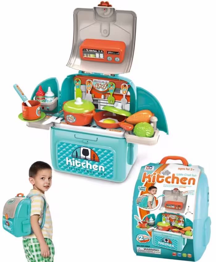 ست آشپزخانه همراه کوله پشتی پلاستیکی کد 966A-008