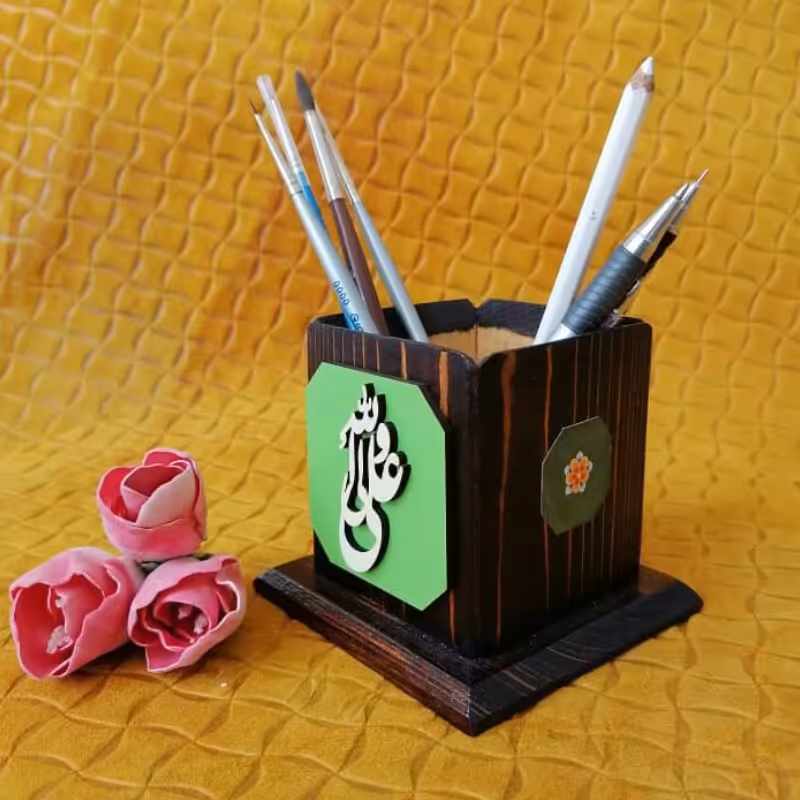 جا قلمی چوبی