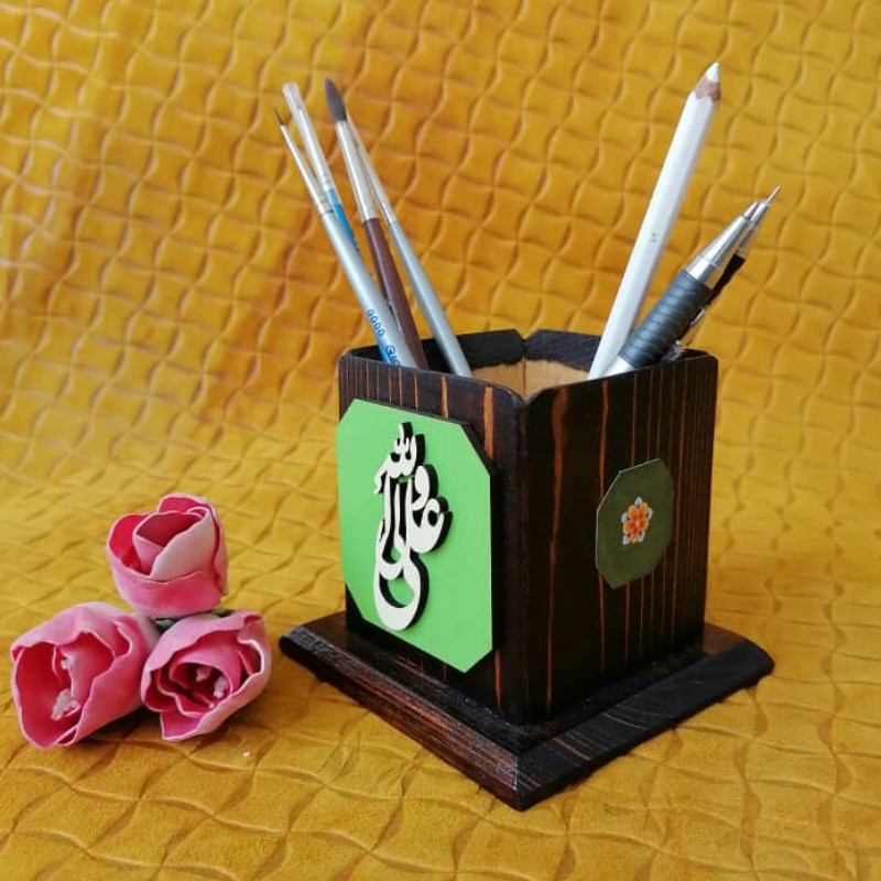 جا قلمی چوبی