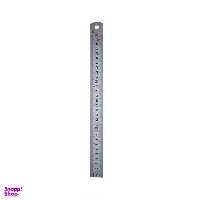 خط کش 30 سانتی متری فلزی نقره ای