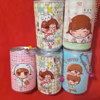 دستمال مرطوب فانتزی قوطی فلزی ارسال بصورت رندوم   محصولات پوستی سانیا 