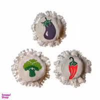 درپوش شیشه ای تزیینی مدل D2 مجموعه ۳ عددی