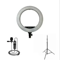 رینگ لایت Jm-488a وسه پایه 803ومیکروفون بویا M1