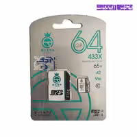 رم میکرو (کارت حافظه) کوئین تک ظرفیت 64 گیگ مدل a2-v30-433x کلاس 10 استاندارد U3 سرعت 65MBps به همراه آداپتور SD