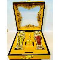 زعفران نگین صادراتی پک چوبی لاکچری ( هدیه سوغات ) زعفران بخشی