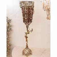 سطل و جا دستمال برنزی مدل فرشته (سطل وجا دستمال کاغذی برنجی) 