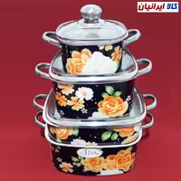 سرویس قابلمه 7 پارچه چهارگوش جنوب مدل یاس کد 9