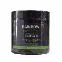 ماسک مو بدون سولفات رین بو RAINBOW BOTOX HAIR MASK مدل کلاژن نرم کننده و ترمیم کننده موی سر