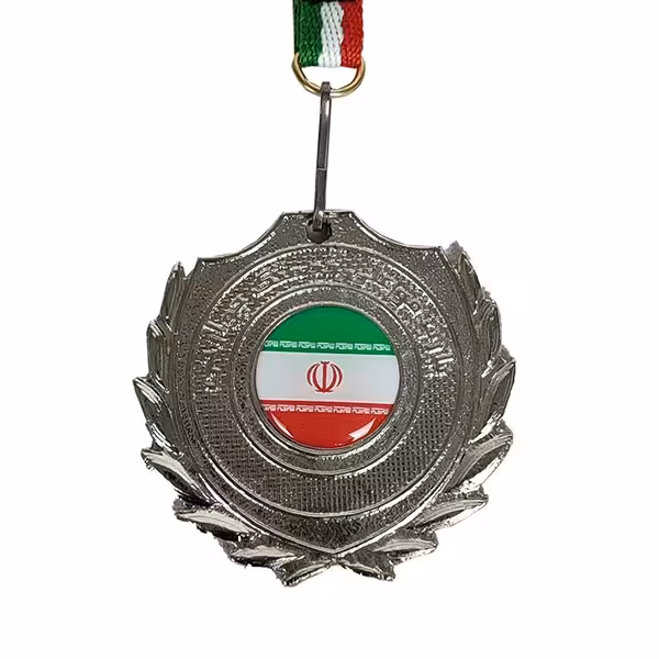مدال نقره قهرمانی طرح برج میلاد